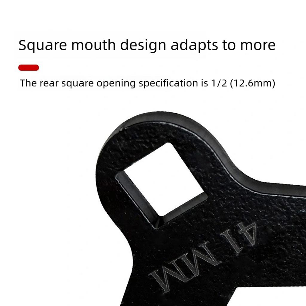 Professional Water Pump Timing Pulley Wrench Steel Construction 12.6mm Square Drive For Precise Adjustments