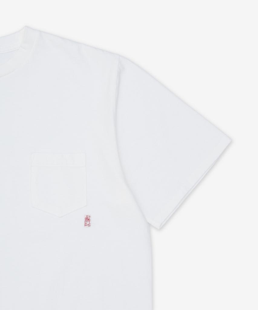 Laidinghai Standard Pack Pocket Short Sleeve T-Shirt - White / R1850103White
