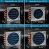 Refrigerator condenser radiator with fan small air-cooled cooling universal copper tube fin-type freezer radiator 120*120 fan