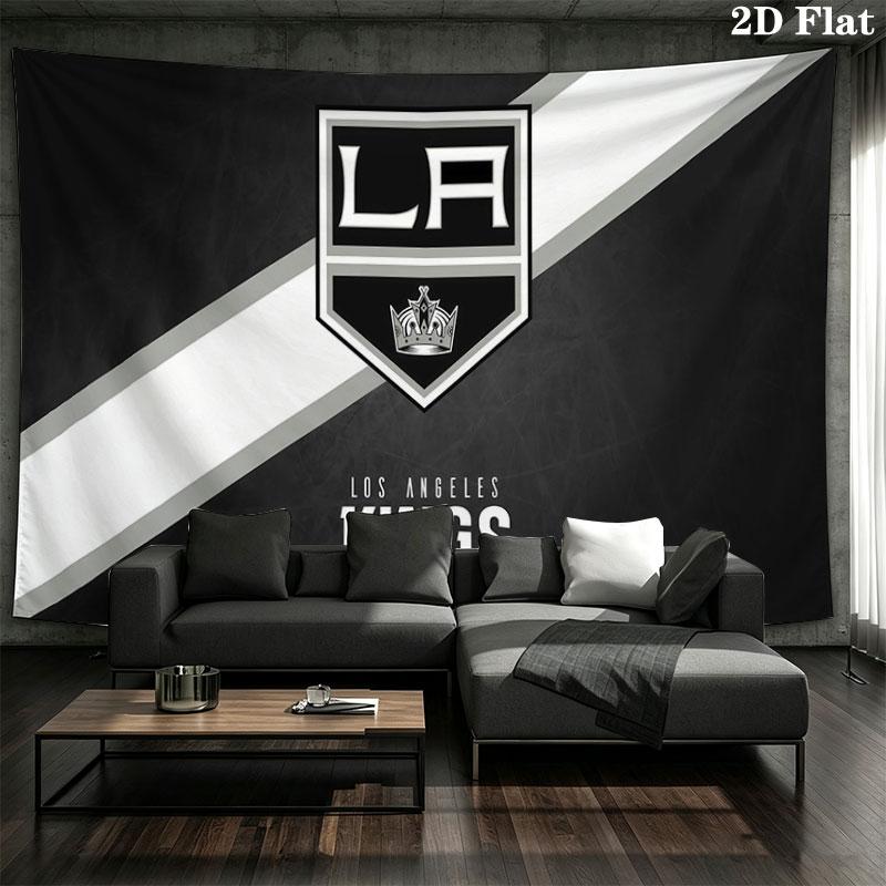 LA Kings Wall tapestry, aesthetic printed fabric blanket, suitable for bedroom, living room, and home decor.