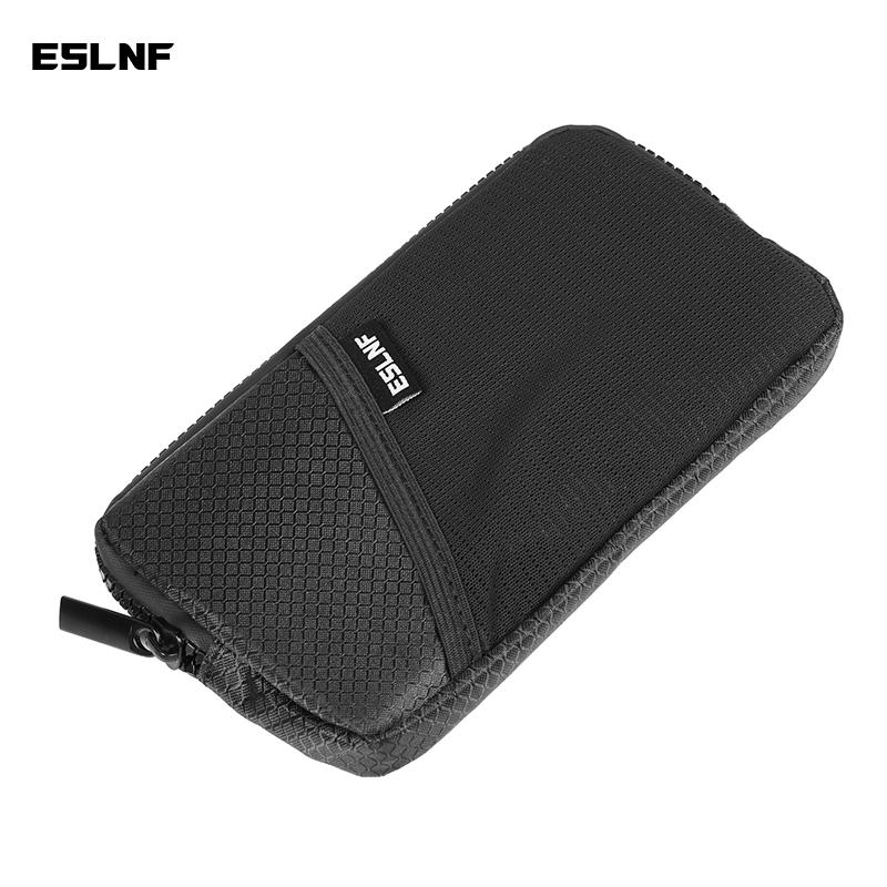 

Lightweight Portable Bike Coins Wallet Document Organizer Cycling Wallet Mobile Phone Bag for Cycling Jersey Rear Pocket чорний