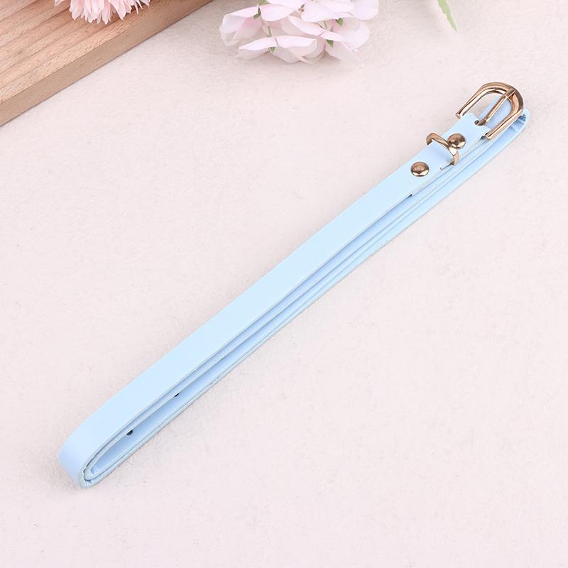 Trendy Multi-Colored 105Cm Pu Belts For Women Thin Adjustable Strap With Pin Buckle For Jeans And Summer Dresses Casual Belt