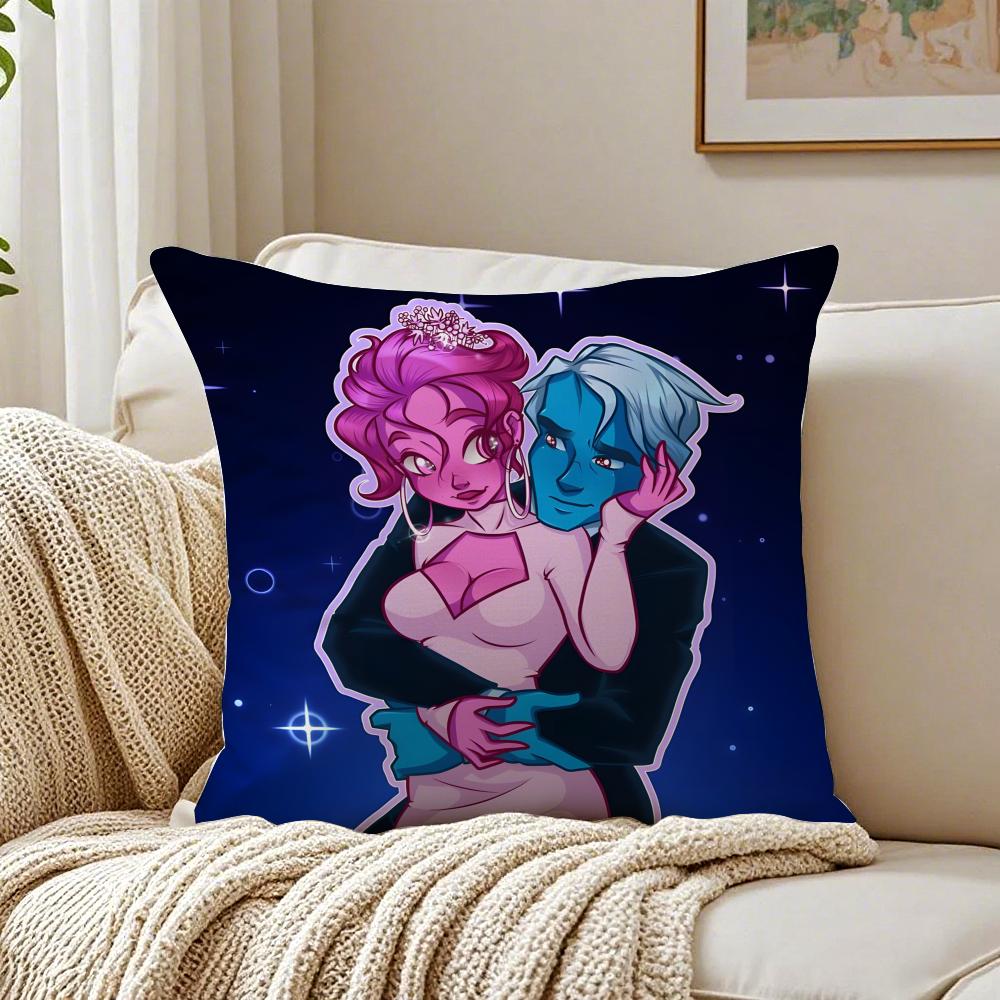 Mythic Romantic Manga LLore OOlympuse Cushion Cover Pillowcase Antidustmite living Room Sofa Decor Cushion Room