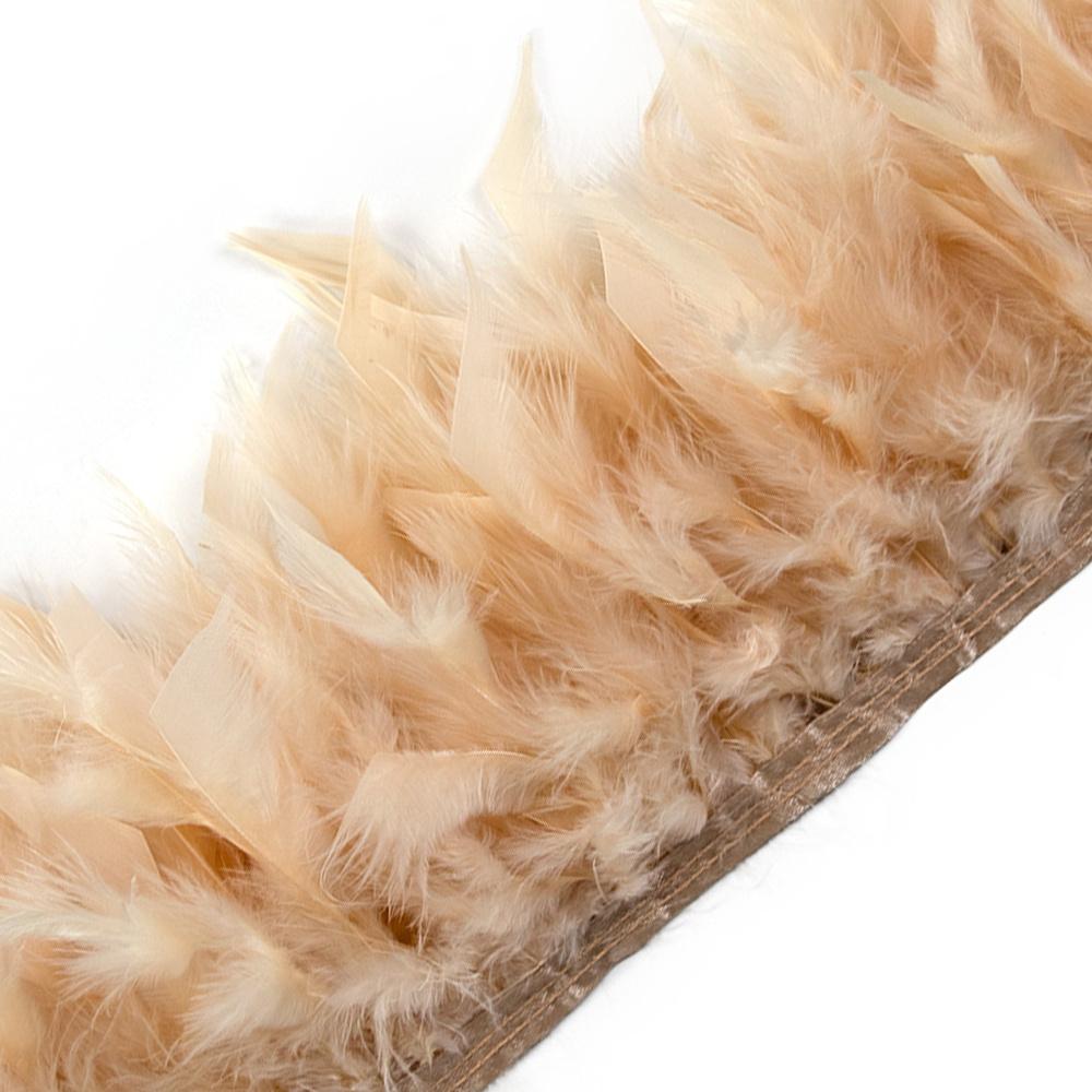 1Meter Natural Turkey Feathers Trims Height 10-15Cm Crafts Wedding Party Clothing Decor Diy Feather Ribbon Sewing Decoration