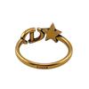 Christian Dior CD logo star Gold Plated Ring gold Gold Plated Women Used