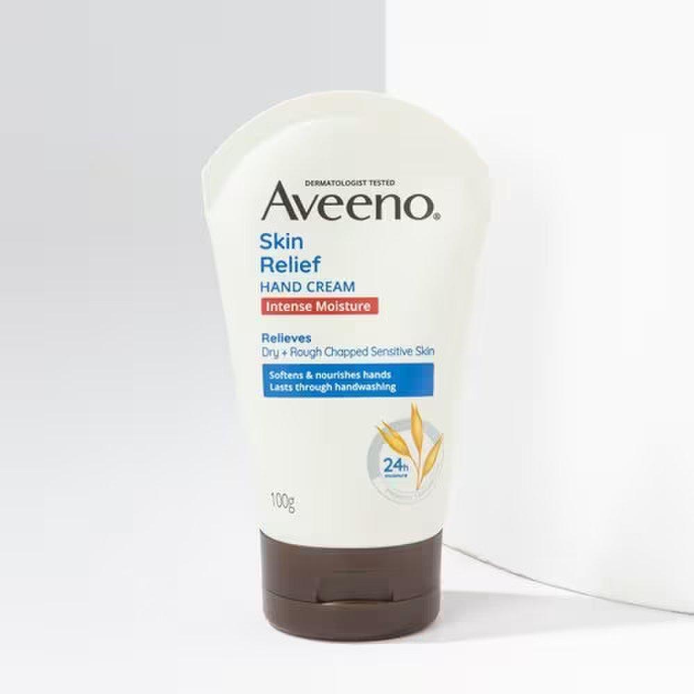 Aveeno Skin Relief Hand Cream 100g [Non-sticky, Highly Moisturizing]