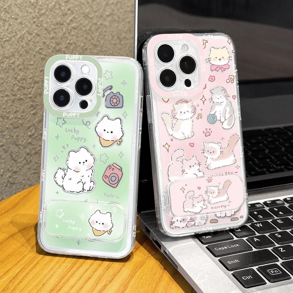 Play with cats and dogs for Apple 16 mobile phone case iphone15promax cartoon 16plus couple new 14
