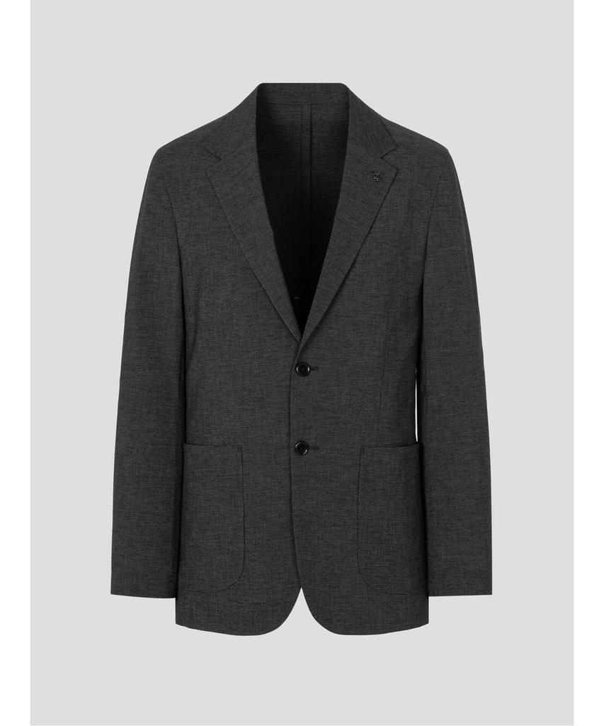Beanpole Men Seersucker Pattern Setup Jacket Ash