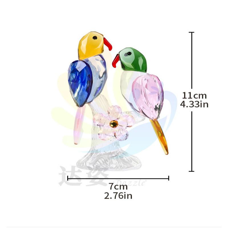 Crystal Magpie, Modern and Simple Style, Living Room Decoration, Office Ornaments, Wedding Gifts, Crystal Handicrafts