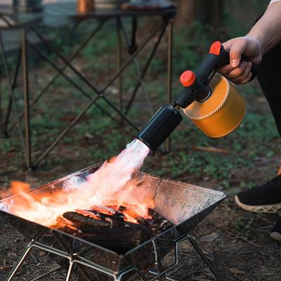 High Power Camping Handheld  GasTorch Portable Outdoor Burners Charcoal Burning Tool Picnic BBQ