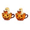 Halloween Resin Decorative Lamp For Home Party Indoor Outdoor Festival Display Hand Carved Artwork Safe Crafts