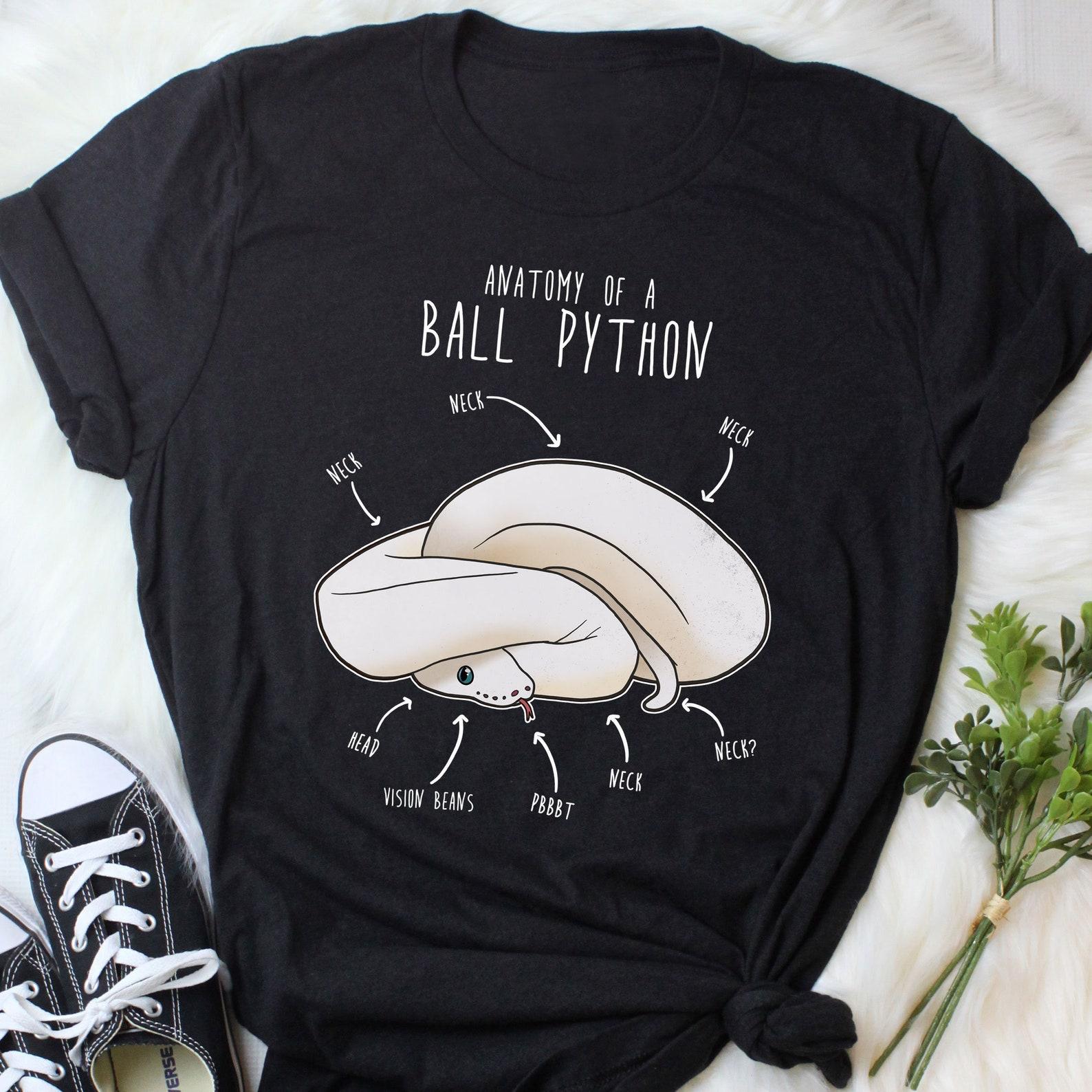 Leucistic Ball Python Shirt, , , Reptile Tshirt, Funny White Snake Lover Gift, Reptile T-shirt, Cute Snake Tee, Python Snake Mom Dad 120