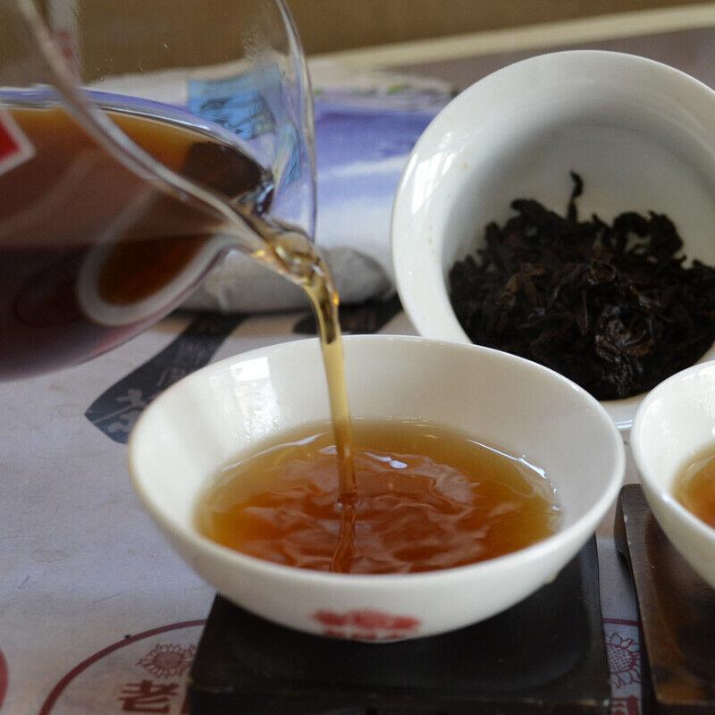 Winter Snows" Haiwan Puer Cake 2016 Dong Xue Shu Pu Erh Tea Ripe Gelanghe 400g