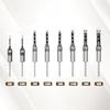 A96I-8Pcs Woodworking Square Hole Drill Bits,Wood Mortising Chisel,Square Hole Mortising Chisel Drill Bit For Mortising