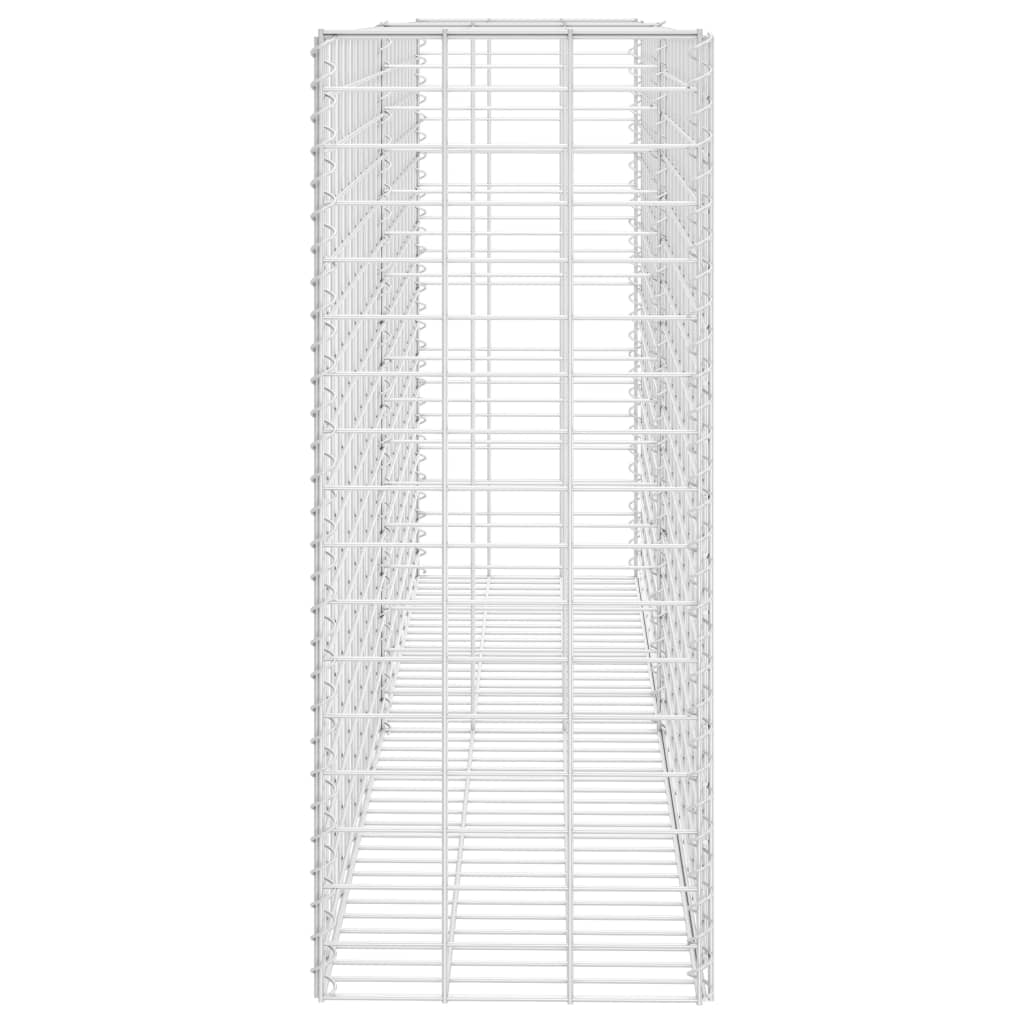 Vidaxl Gabion Basket, Galvanized Steel, 85 X 30 X 200 Cm