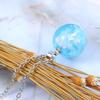 Women Round/Moon Shape Blue Sky Cloud Eagle Pendant Jewelry Gift Chain Necklace