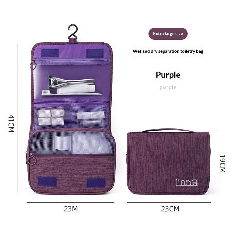 Portable Storage Bag Men Business Bag Toiletries Organizer Women Cosmetic Bag Waterproof Hanging Wash Pouch