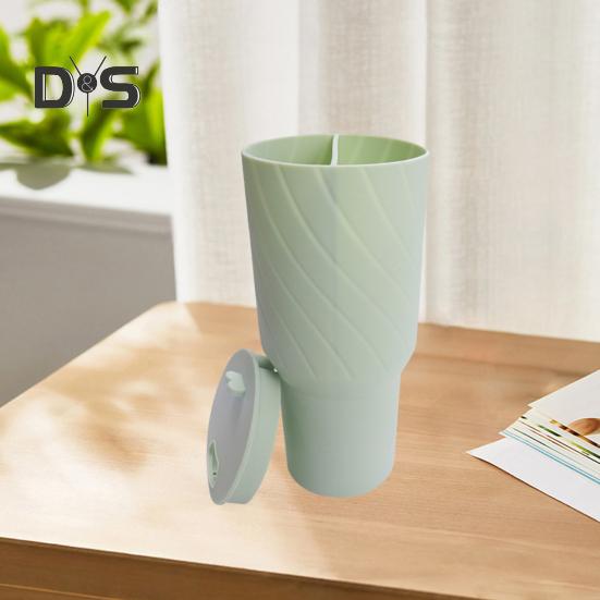 Silikonová vložka na šálky Separátor 2 v 1 pro 2 nápoje v 1 šálku Silikonový oddělovač potravinářské kvality Kompatibilní s 40 oz šálky Opakovaně použitelný oddělovač nápojů