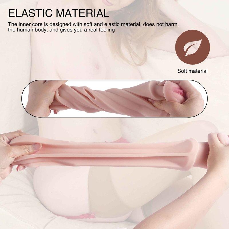 Realistický orální a vaginální pánský masturbační kalíšek pro orální a vaginální sex