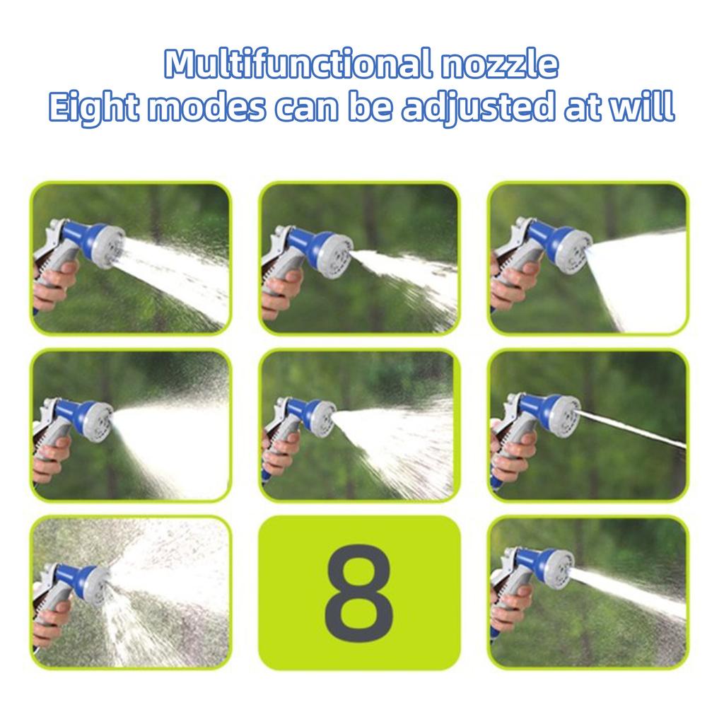 Retractable Garden Hose Reel with 8in1 Sprayer Nozzle 43Ft Hose Portable Water Hose Reels with