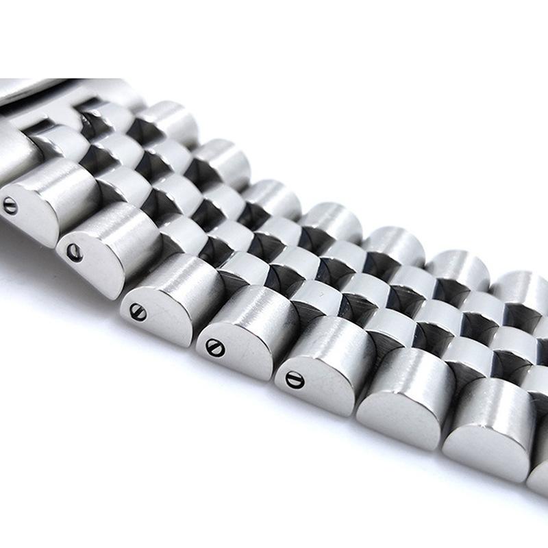 5-Beads Stainless Steel Watch Band for Apple Watch Series 10 42mm/9 8 7 41mm/6 5 4 SE SE (2022) SE (2023) 40mm/3 2 1 38mm