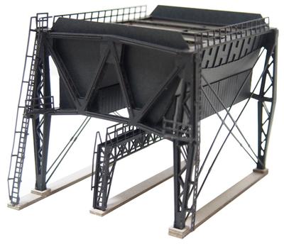 Advance N Gauge 1012 Double Track Coal Supply Tank Asahikawa Locomotive Depot Type (Paper Structure Kit)