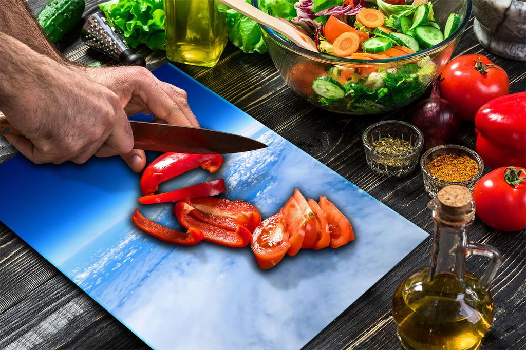 GLASS PROTECTIVE PLATE FOR INDUCTION 40x52 SKY