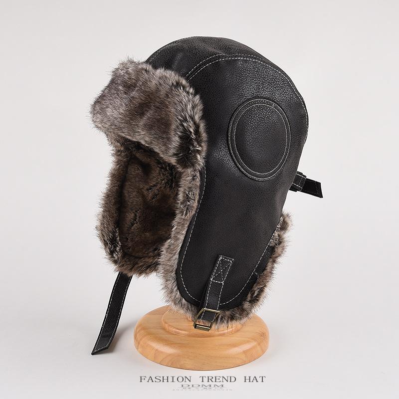 Thunderhead Cap Men's Fall and Winter Warm Cotton Cap Children's Mask Cap Plush Ear Protection Cycling Cap Europe and The United States