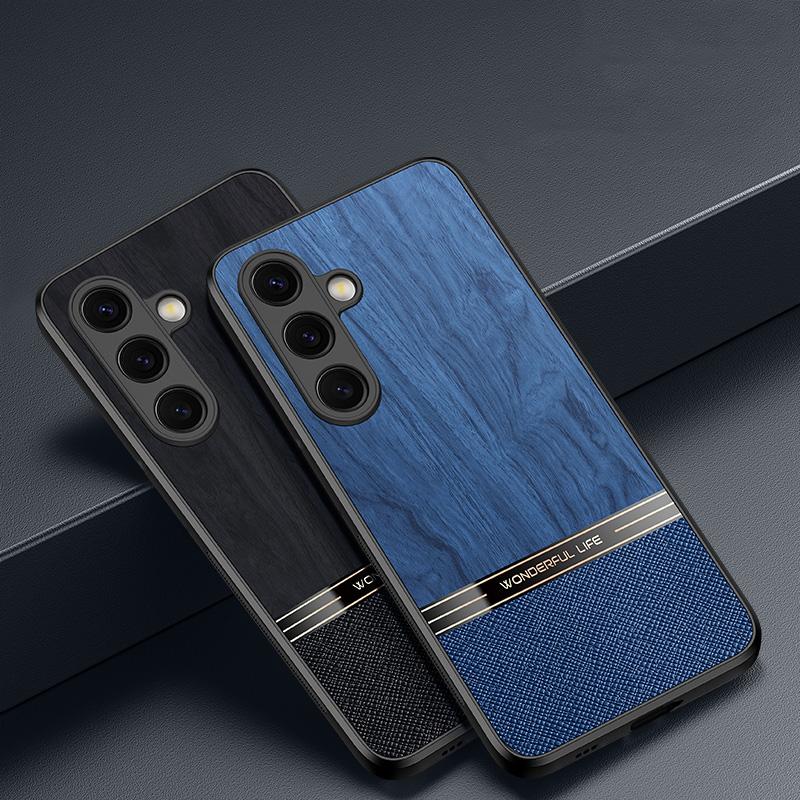 Etui skórzane odporne na wstrząsy do Samsung Galaxy S25 Ultra S24 S23 Plus S22 S21 A16 A55 A25 A15 A35 Ochrona obiektywu Miękka matowa tylna obudowa