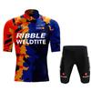 2026 New Graffiti Cycling Jersey Set Summer Cycling Clothing MTB Bike Clothes Uniform Maillot Ropa Ciclismo Man Cycling Bicycle Suit