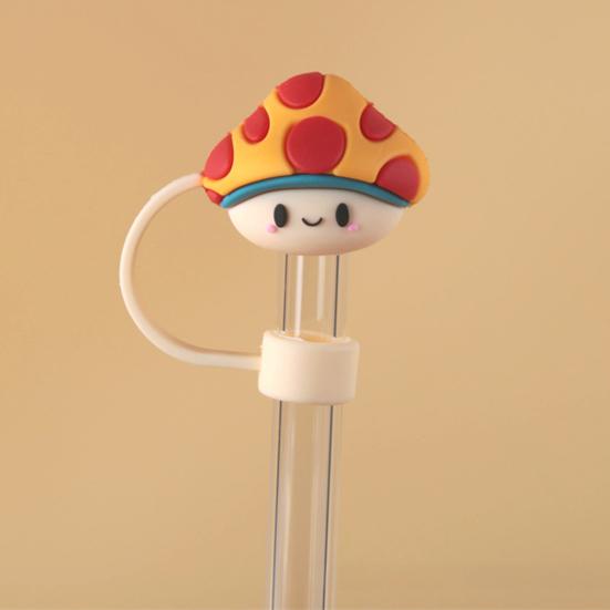 Cute Straw Covers Cap Leak-proof Straw Cap 10mm Diameter Drinking Straw Cover Dust-Proof Straw Lid for 30oz 40oz Tumblers And Outdoor Travel
