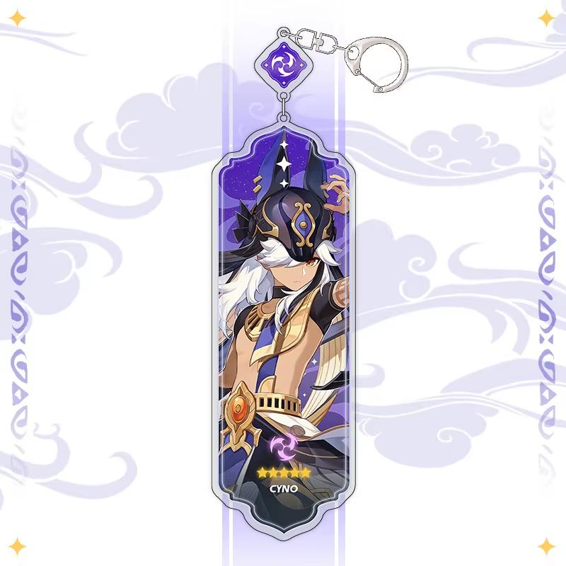 Portachiavi Anime Linnea Flins Durin Mualani Furina Arlecchino Accessori Portachiavi Genshin Impact Ciondolo Carino per Borsa Portachiavi Regalo