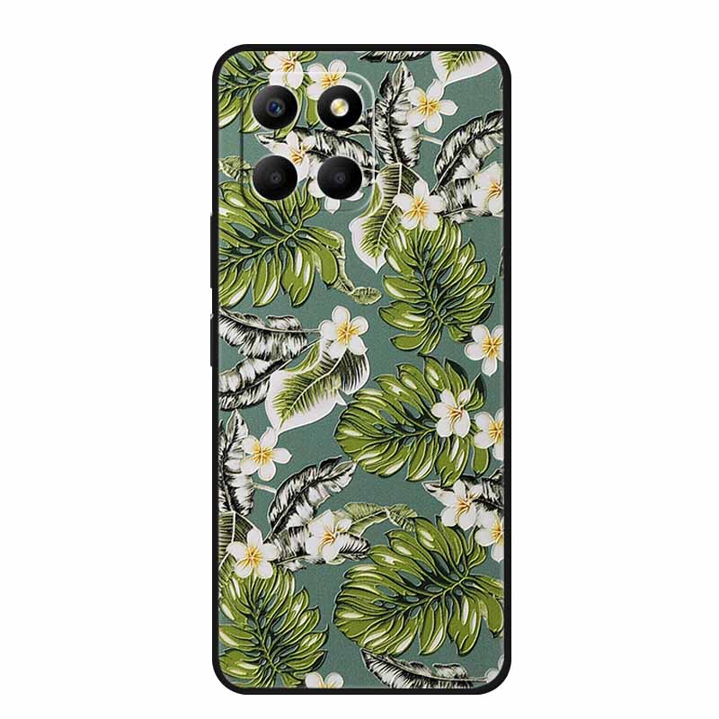 3D Emboss Case For Honor X7d 4G Phone Case X 7 d Coque Flowers Soft Silicone Back Cover For Honor X7d Case HonorX7d Fundas Shell