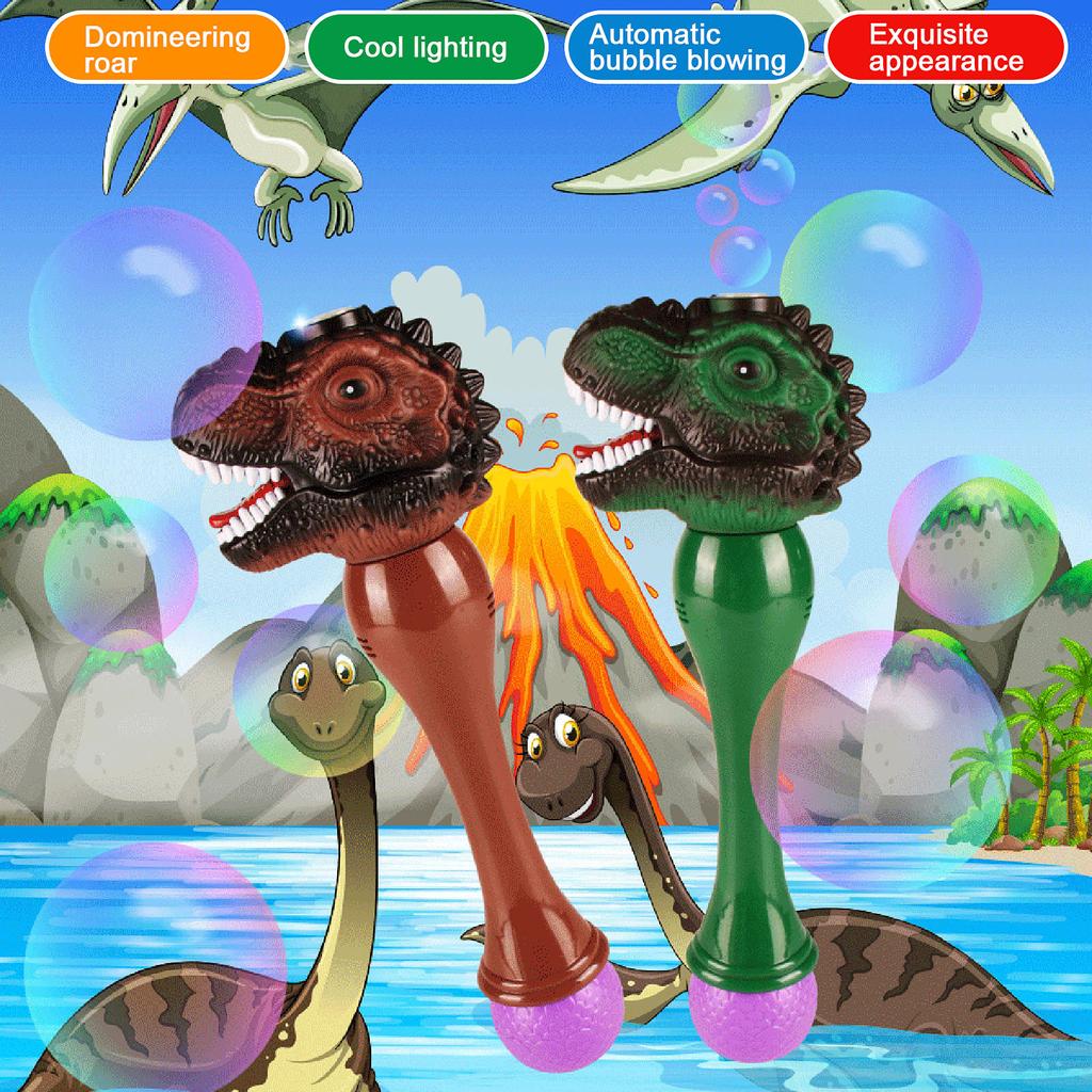 Bubble Machine Dinosaur Automatic Bubble Maker Bubble Wand Toys  For Kids Gifts