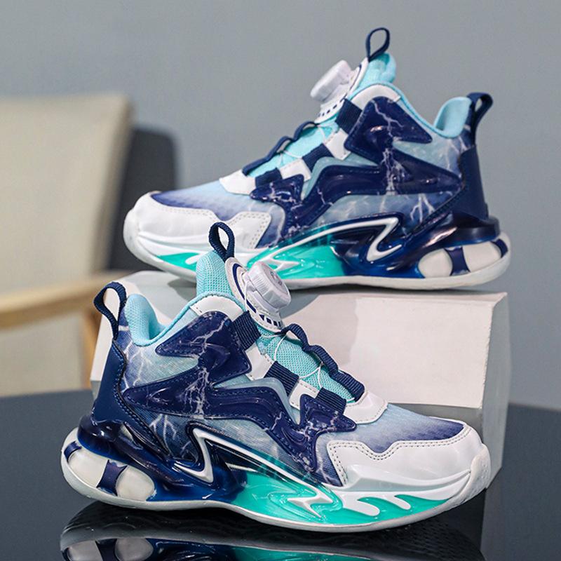 Anji Hydrogen Quick Co Branded Boys' Shoes Children's Lightweight Sports Running Basketball Boys