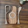 Samsung S25 Ultra Walnut Wood Magnetic Stand Case