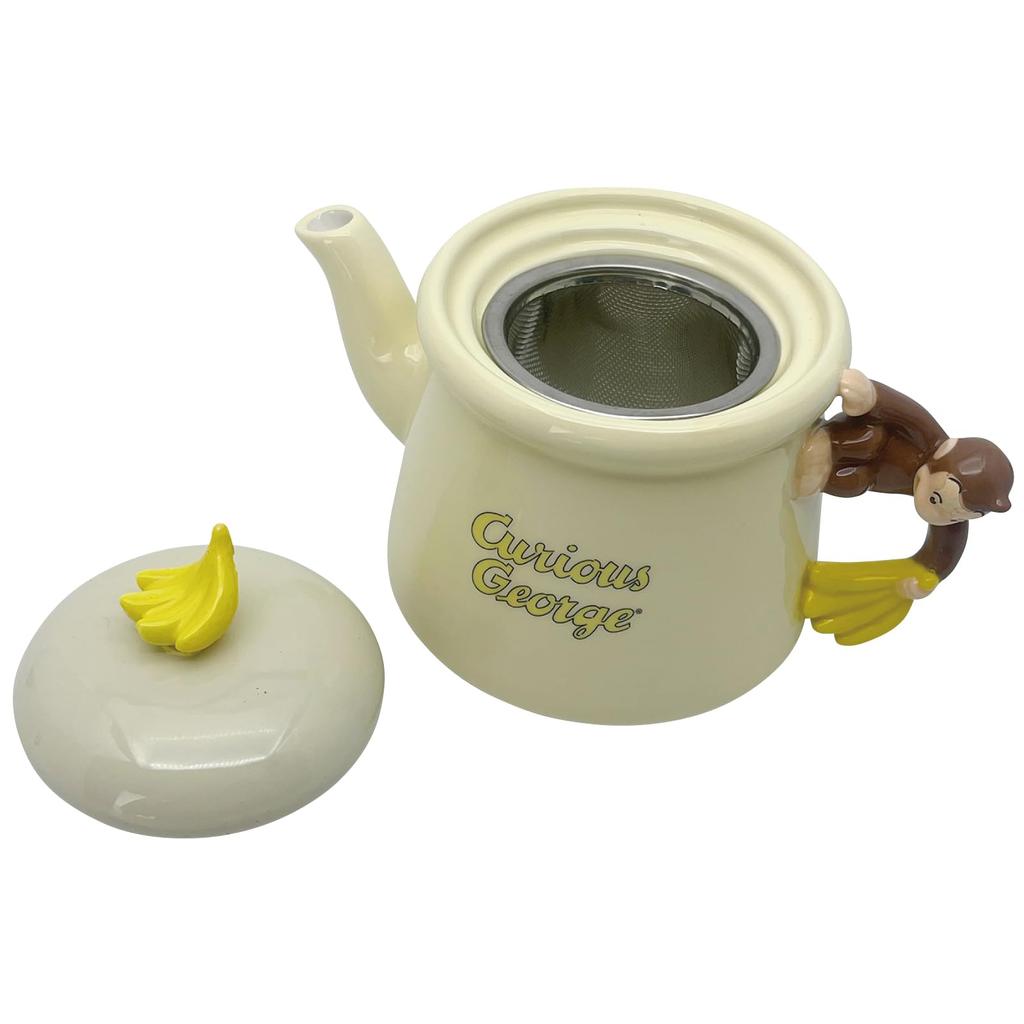 Sun Art Curious George Teapot Simple Line 360cc SAN4270 Approx.