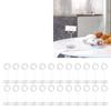 24PCS Table Number Holder 85mm Height Stainless Steel Multifunctional Wire Picture Holder