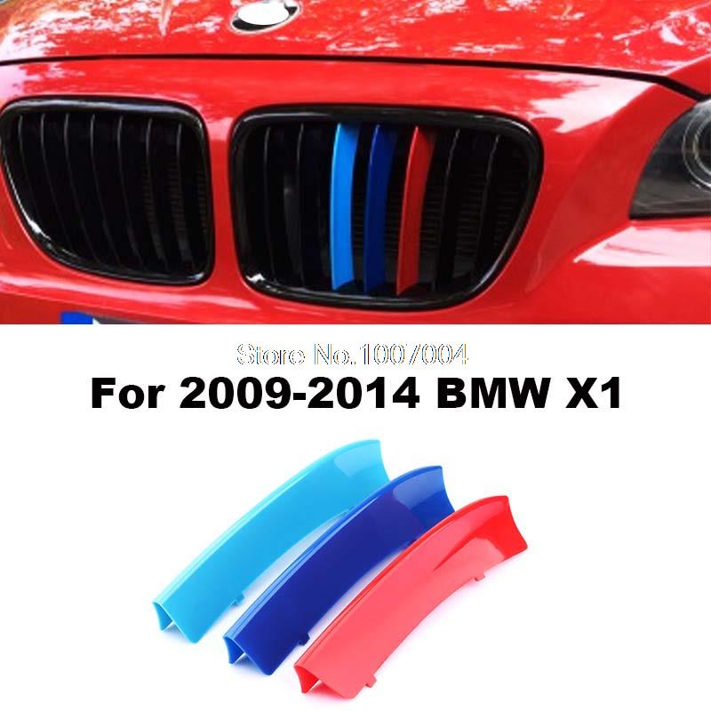 

Для BMW X1 E84 F48 2009-22 аксессуары автомобильный гриль спортивная полоса крышка Motorsport M Power Performance отделка 3D for X1 E84 09-14