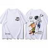 2025 New Crazy Zootopia Movie Peripheral Short Sleeve Cotton TShirt for Women Nick Judy Couple Clothing Versatile Trend