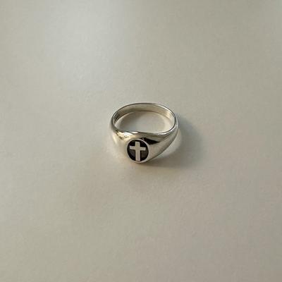 Mosxe [925er Silber] Jesus Ring