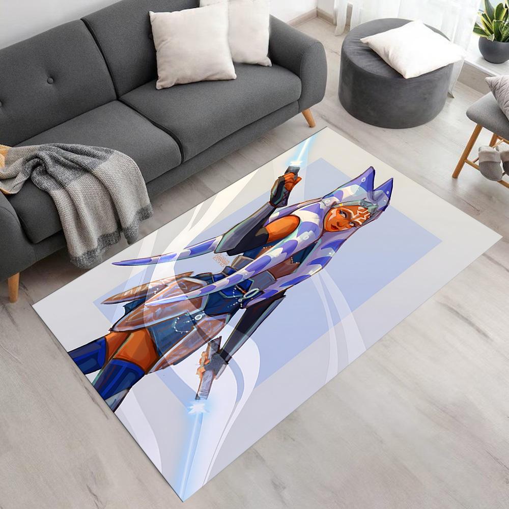 Star Wars Floor Rug Office Rug Perfect for Outdoor Bedrooms Foyer Dining Room Anti-slip Rug Decorate Offices Gift for Festivals