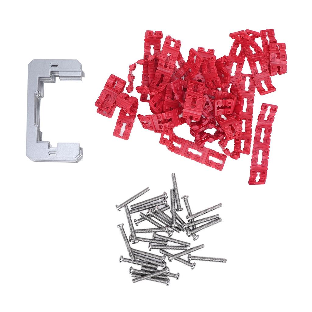 24PCS Metal Wall Plate Spacers 96PCS Electric Receptacle Box Outlet Spacers Set with Stainless Steel