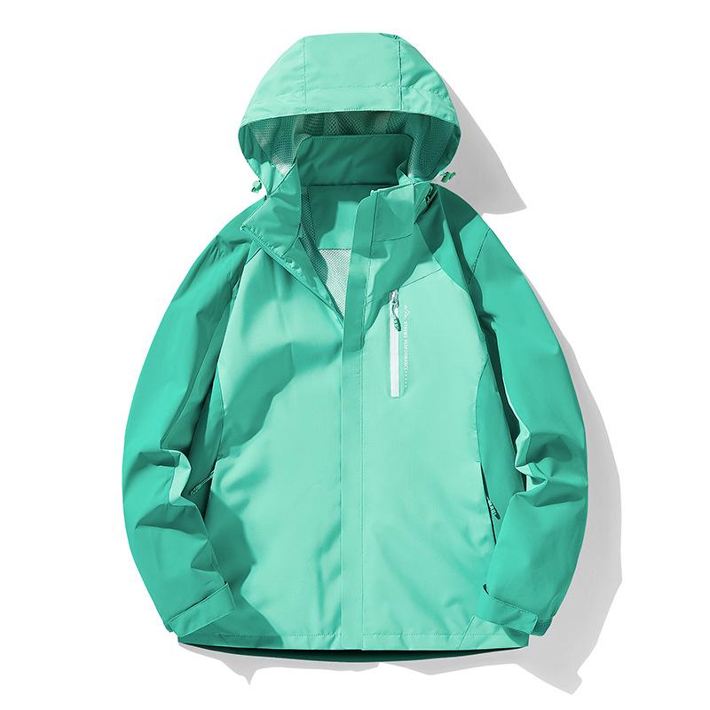 Spring and Autumn New Style Jacket Women's Single Layer Thin Sports Outdoor Mountaineering Wear Camouflage Windbreaker Jacket