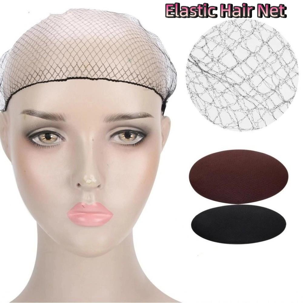 144PCS/SET Professional Elastic Hair Net Breathable Disposable Wig Cap Invisible Hairnet Home Salon