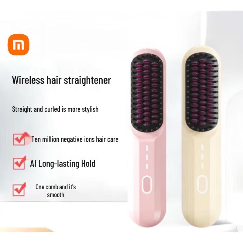 Беспроводной ионный выпрямитель и плойка Xiaomi Mijia вилка CN (адаптер в комплекте)