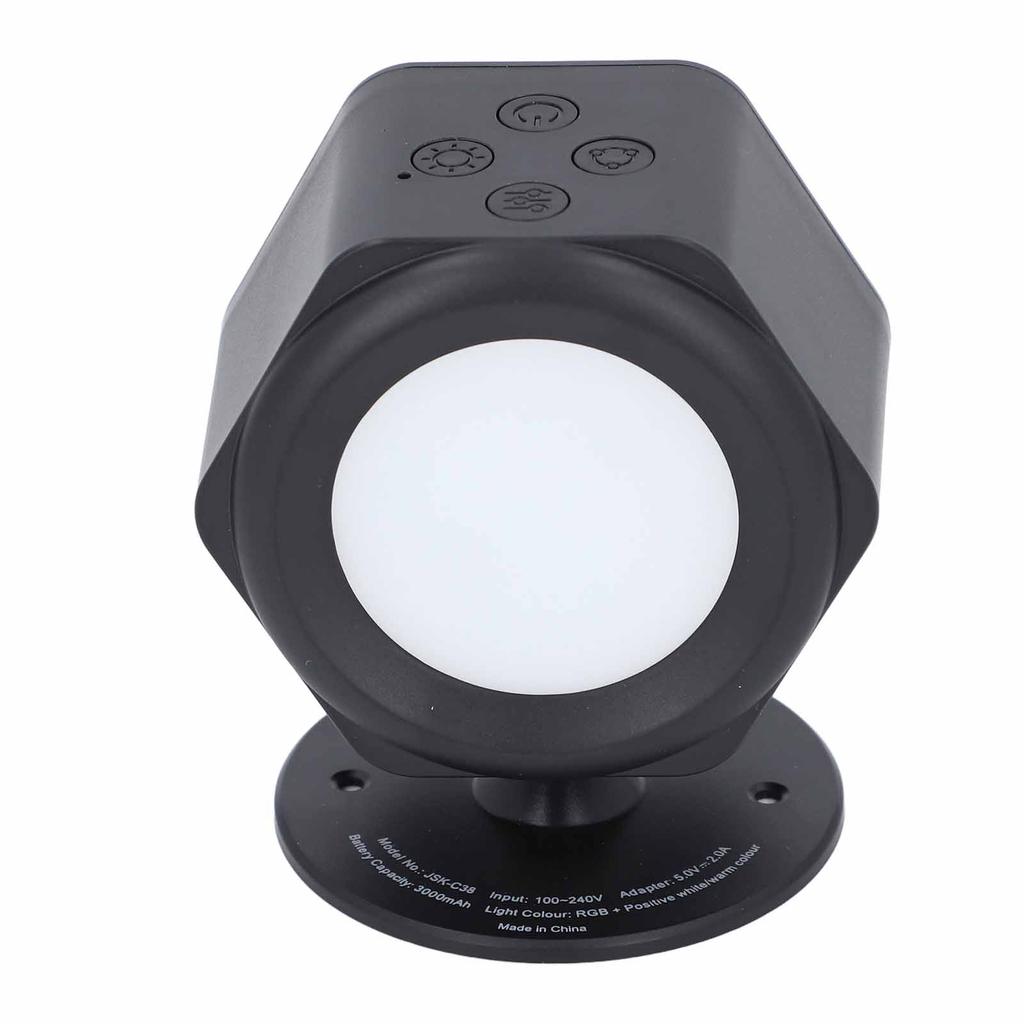 LED Wall Mounted Lights Rechargeable 3 Color Temperature RGB Dimmable Magnetic 360 Degree Rotating