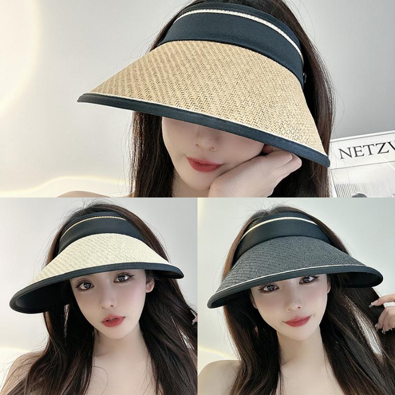 Sommer Sonnenhut für Damen mit faltbarem Sonnenschutz und Gesicht bedeckendem Sonnenhut