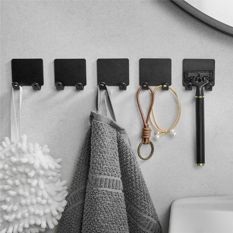 Bathroom Stainless Steel Razor Holder Storage Hook Wall Men Shaving Shaver Shelf Punch Free Razor Rack Accessories Organization
