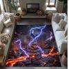 Tottenham Hotspur Bedrukte Flanellen Vloerkleed Antislip Zacht Polyester Vloerkleed Binnen Decoratie Mat voor Slaapkamer Woonkamer Bank